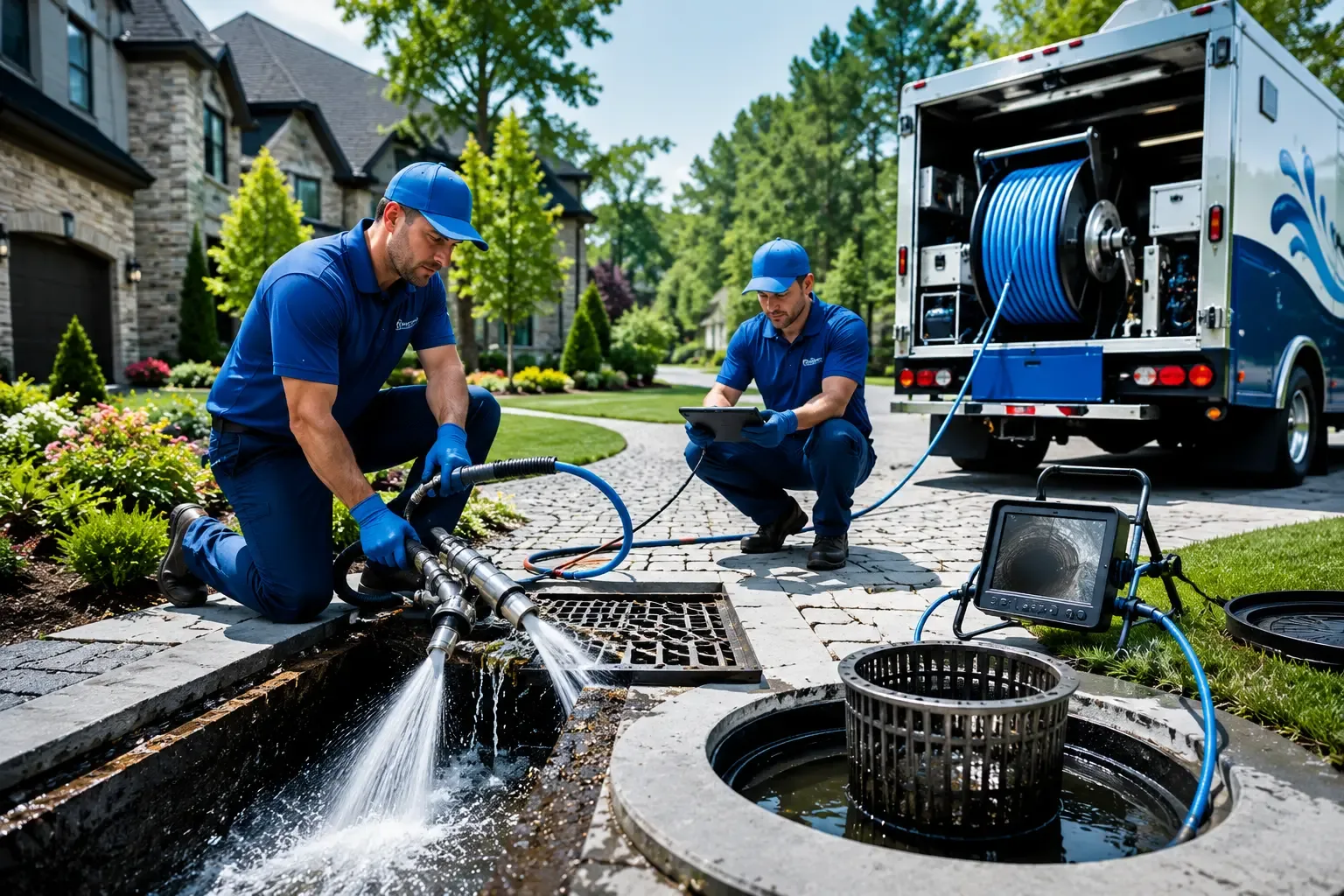 Local outdoor drain cleaning professionals in Chambersburg, IL