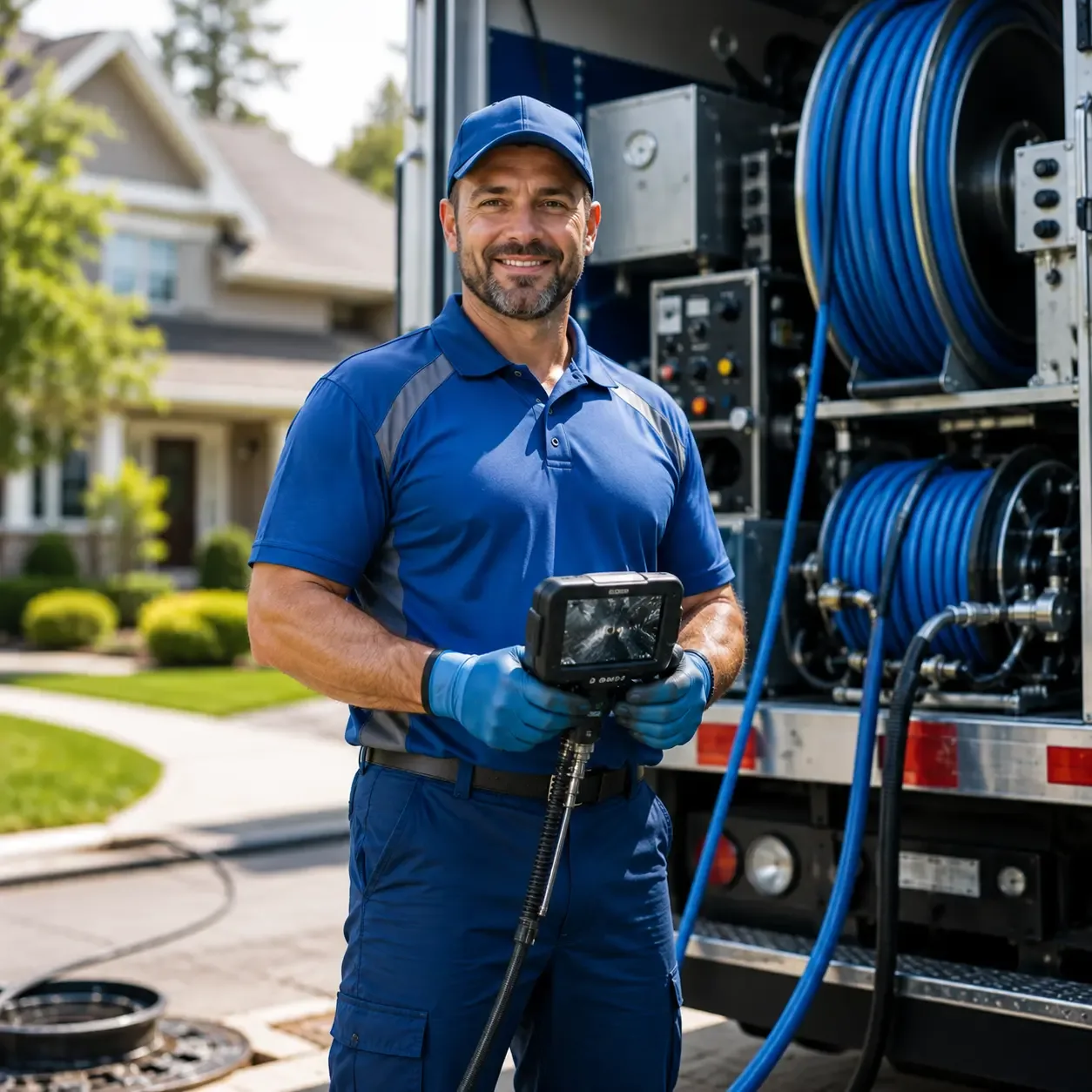 Local outdoor drain cleaning specialists in Chambersburg, IL